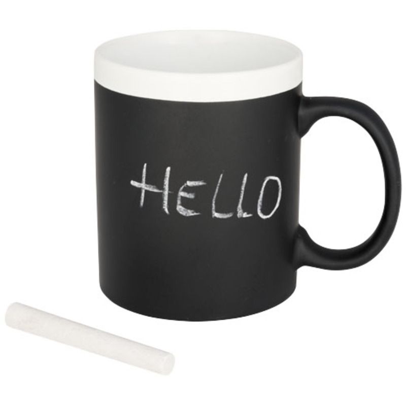 Taza personalizada con pizarra para escritura 330ml Chalk
